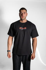 "Built In Motion" Baskılı T-Shirt