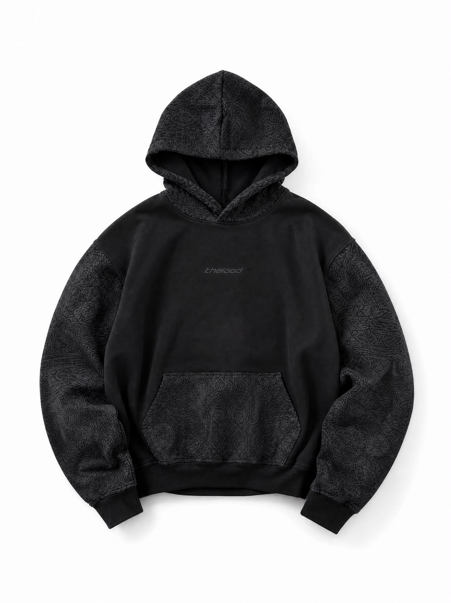 Midnight Boxy Hoodie