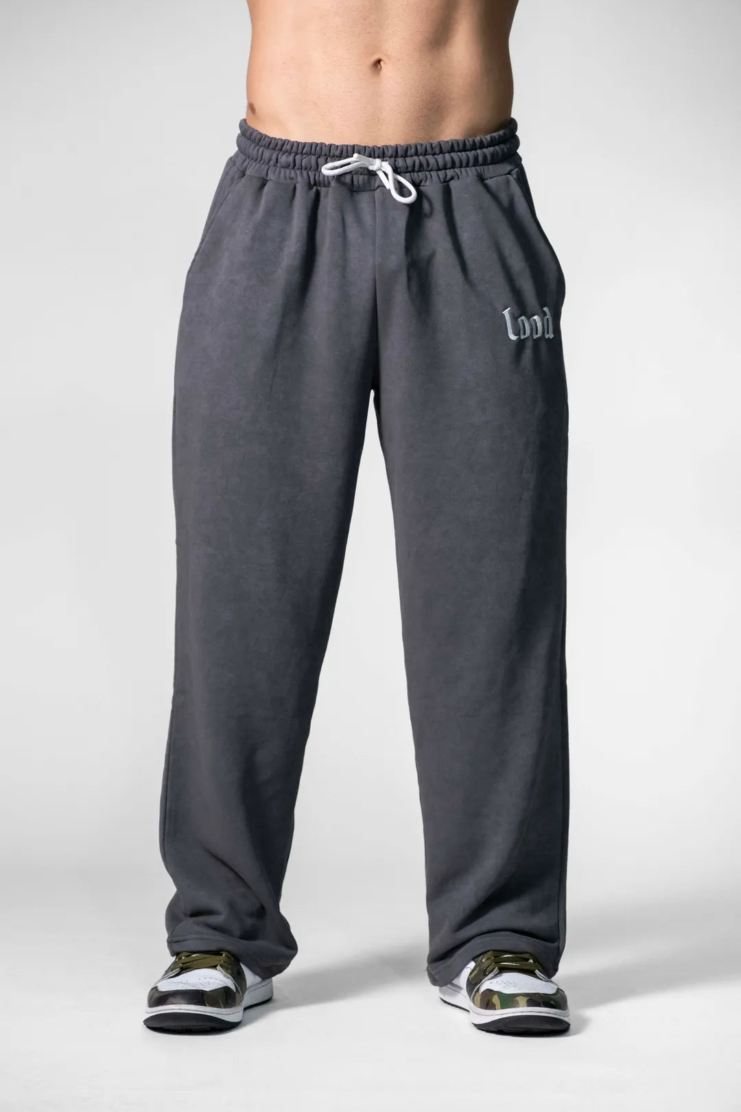 Off Grey Relax Kalıp Eşofman Altı