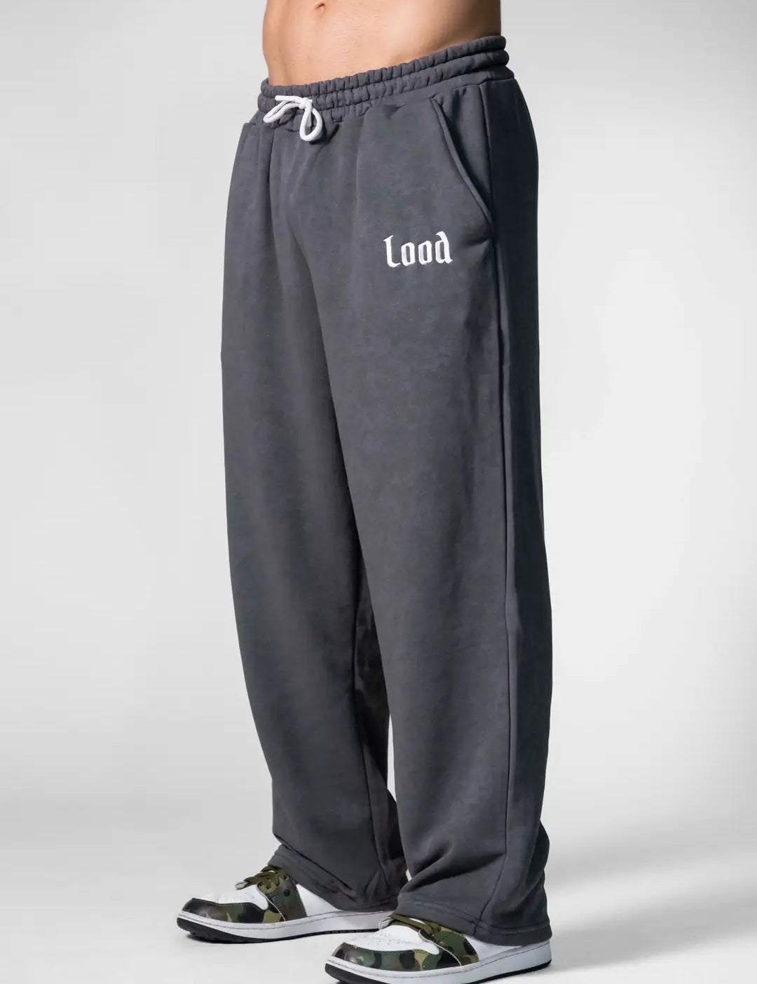 Off Grey Relax Kalıp Eşofman Altı