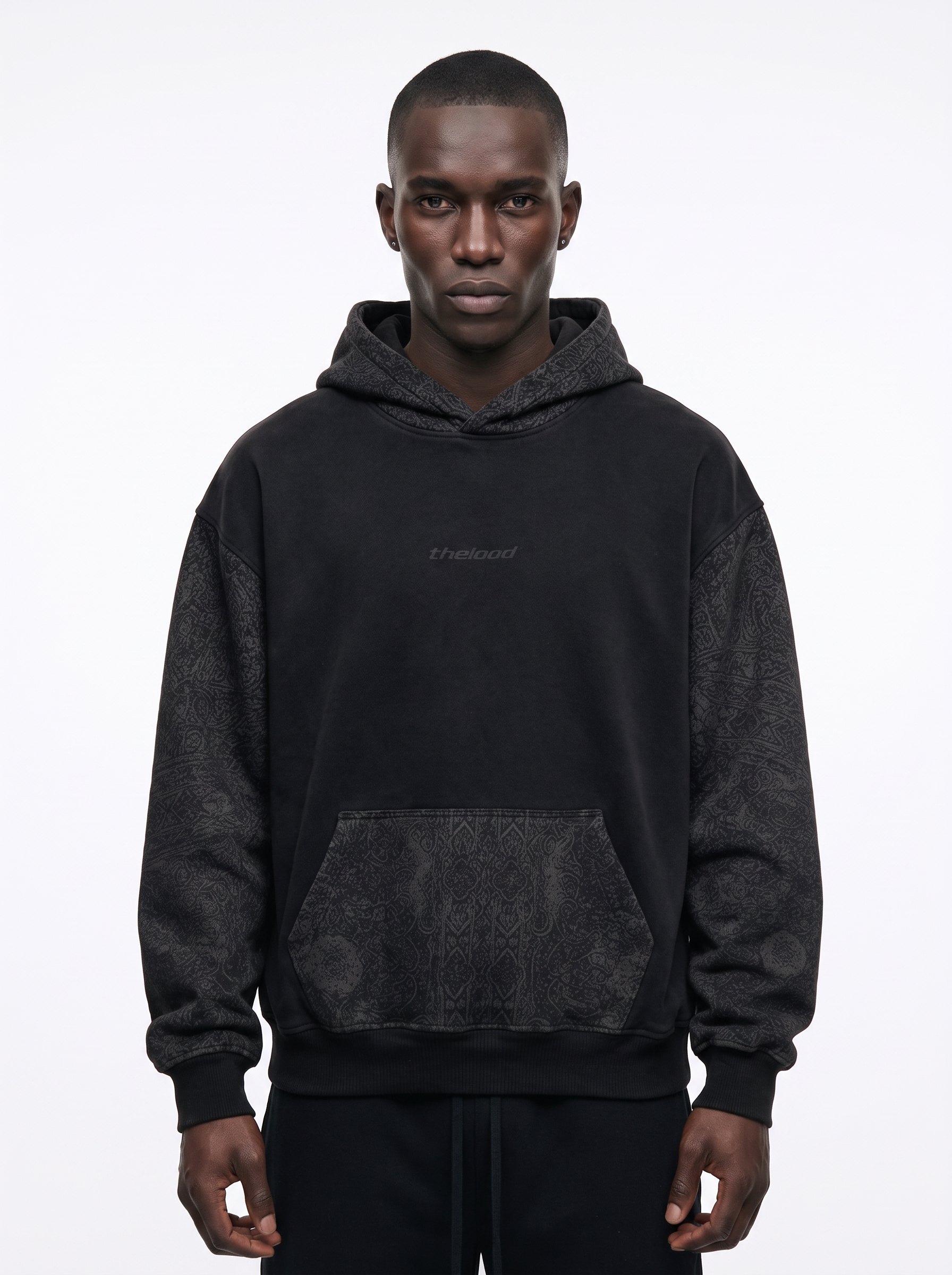 Midnight Boxy Hoodie