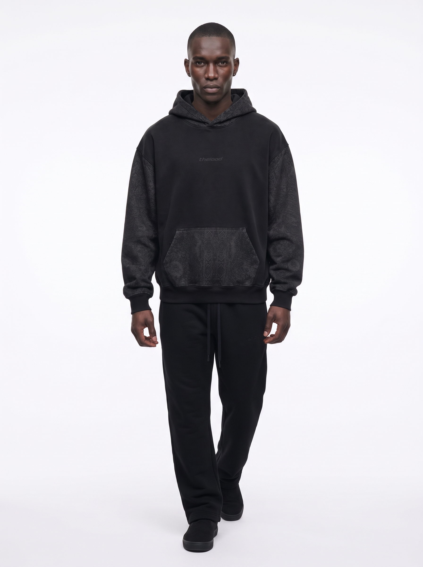 Midnight Boxy Hoodie