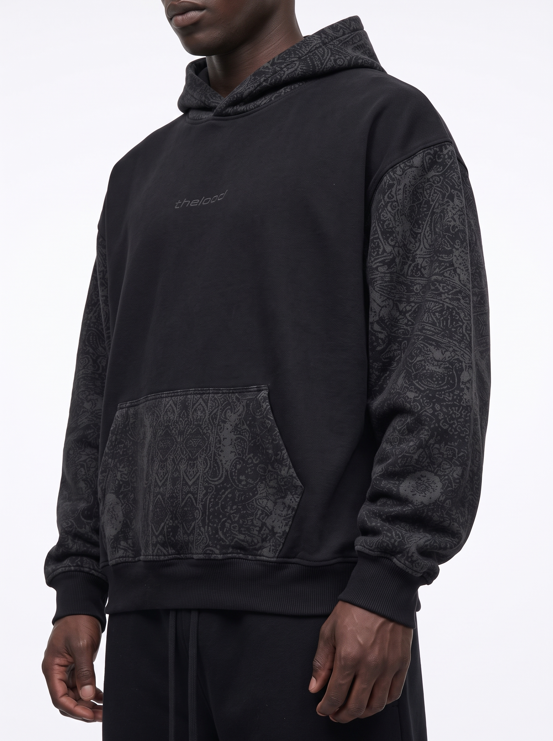 Midnight Boxy Hoodie