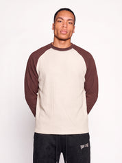 Waffle Raglan Uzun Kollu T-Shirt