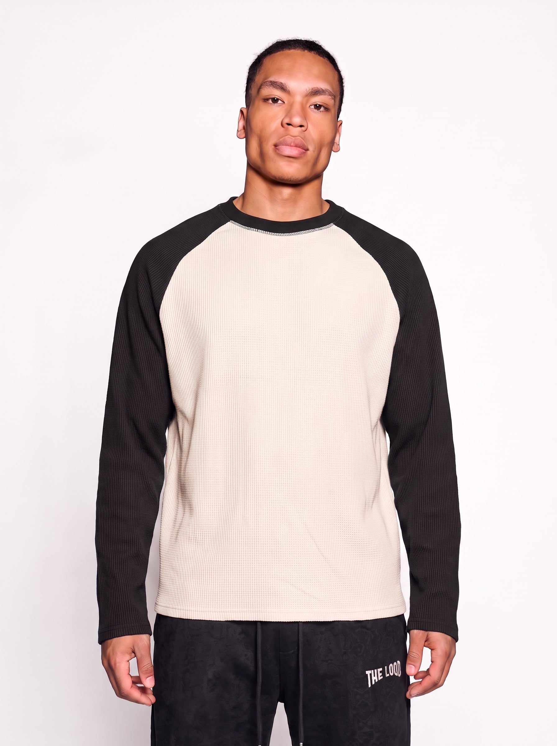 Waffle Raglan Uzun Kollu T-Shirt