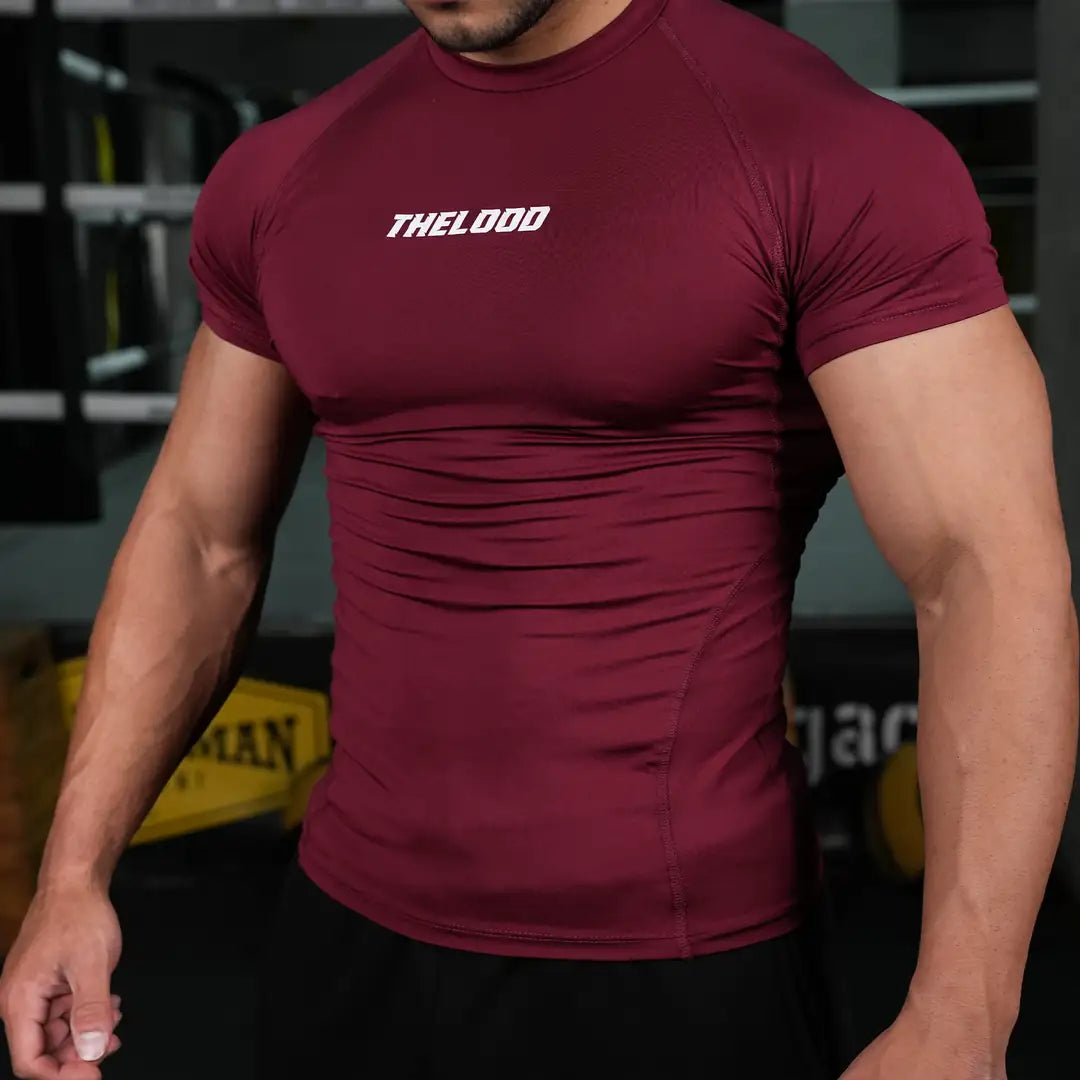 Thelood Baskılı Compression Tshirt